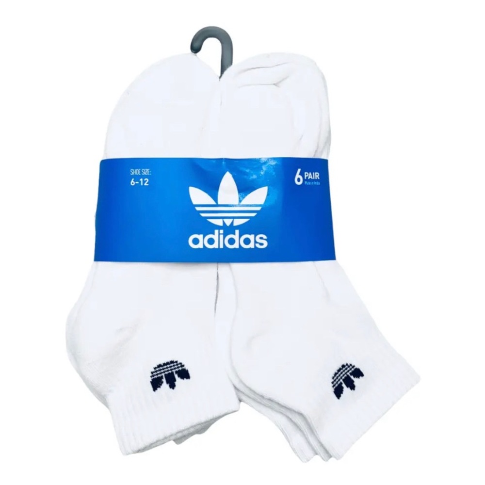 Adidas Men's Athletic Sport Cushioned quarter crew Socks